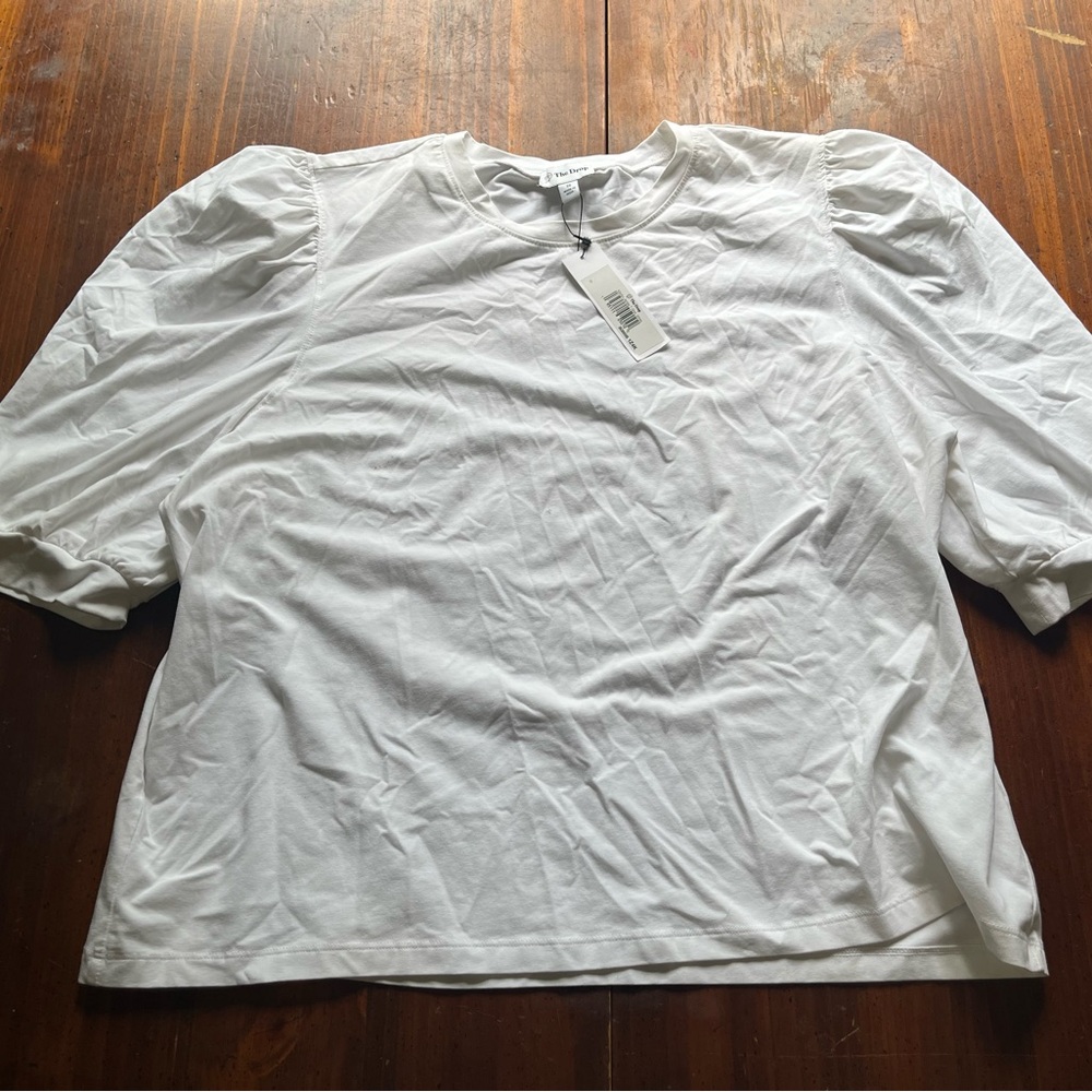 White Puff Sleeve Shirt